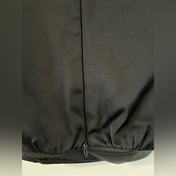 Kookai Size 34 Size 6 Black Crop 3/4 Sleeve Blouse Women’s Top Zip Back - Picture 6 of 14